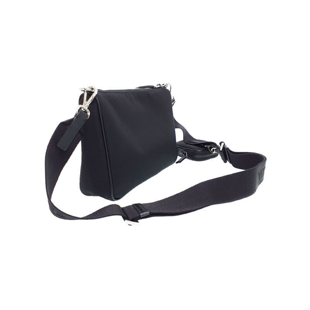 Prada Saffiano Re Black Crossbody Bag Shoulder Leather - Picture 1 of 9
